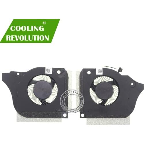 Laptop Cooling Fan DFSCK221151822 DC12V 1A 4PIN for DELL INSPIRON G5-5590 G7-7590 G7-7790 0C04TH C04TH 0MRJKK MRJKK