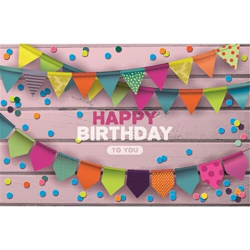 VinylBDS Wedding Photographic Background Pink Wood Color Dots Birthday Party Digital Backdrops Princess Boy Photo backgrounds