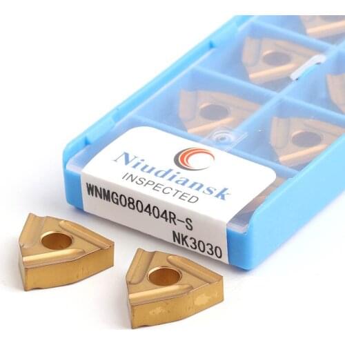 WNMG080404R-S NK3030 WNMG080404L WNMG080408R WNMG080412L-S CNC Lathe Turning Tools Carbide Inserts High Quality Coating Durable