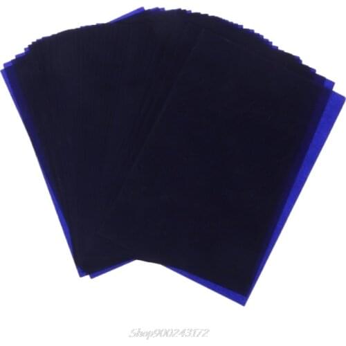 50 Sheets Double Sided Carbon Copier Stencil Transfer Paper Stationery Supplies Au08 20 Dropship