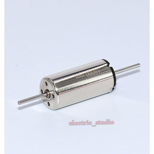 816 8mm*16mm Mini Coreless Dual Shaft DC Motor 6V 9V 12V 13500/18000rpm High Speed Engine DIY RC Rail Train