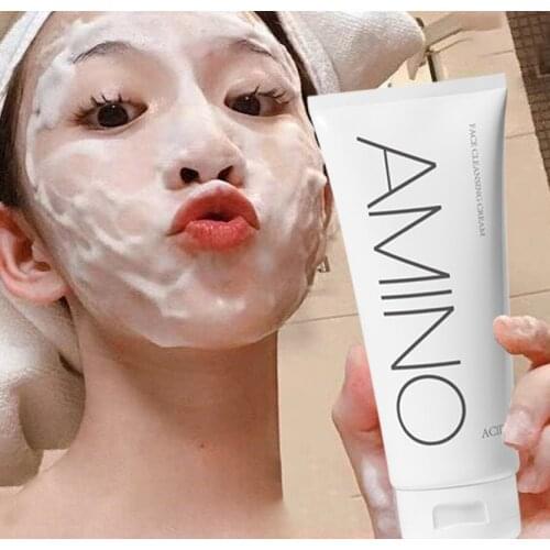 Amino acid cleanser deep cleansing mild oil control and pore constriction facial cleanser facial face care