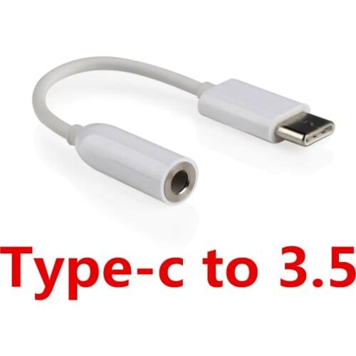 2019 New Type-C to 3.5mm Earphone Audio Cable Music Port Adapter Usb 3.1 Type C 3.5 AUX Jack for Xiaomi 6 Mi6 Letv 2 Pro 2 Max2