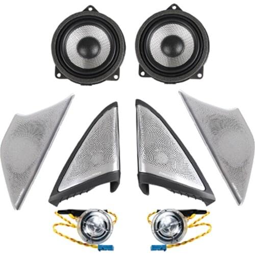 Car Luminous Sound Covers For BMW G30 G38 Front Door Music Audio Trumpet Head Treble Lid Glow Loundspeaker Tweeter Speakers LED