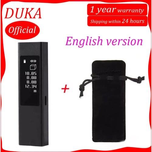 DUKA LS5 40m Laser Rangefinder OLED Touch Screen High Precision Mini Portable Charging Range Finder Accurate Measurement