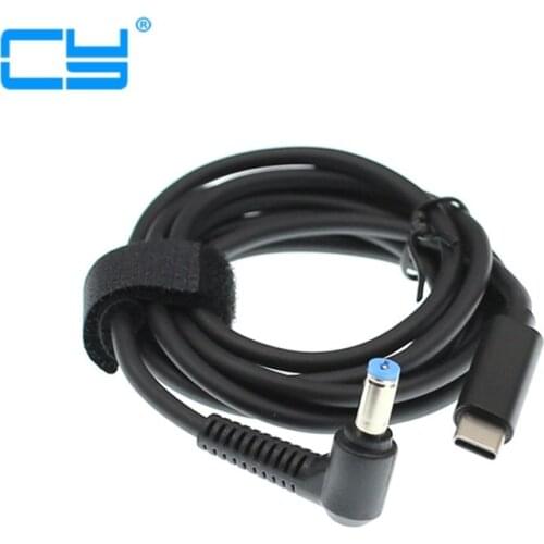 DC USB Type C to 5.5x1.7 5.5*1.7mm Male Plug Converter USB C PD Charging Cable Cord for Acer Aspire 19V Laptop Power Adapter