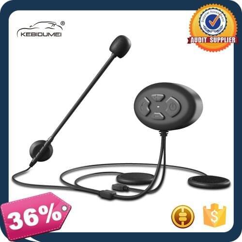 Fast Shipping Motorcycle Bluetooth Helmet Headset Base Accessories Kit Soft Earphone Earpiece Mic for Full Face Helmet