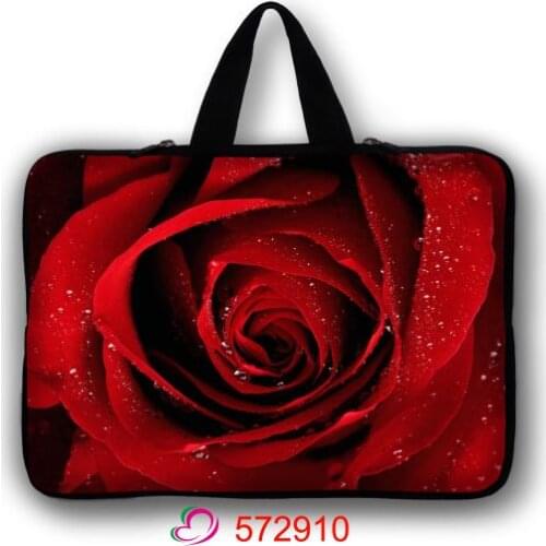 Red Rose Laptop Notebook Case for Macbook Pro Air Retina 11" 13" 14" 15" 15.6" 14 Tablet Sleeve Bag for Xiaomi Huawei HP Dell