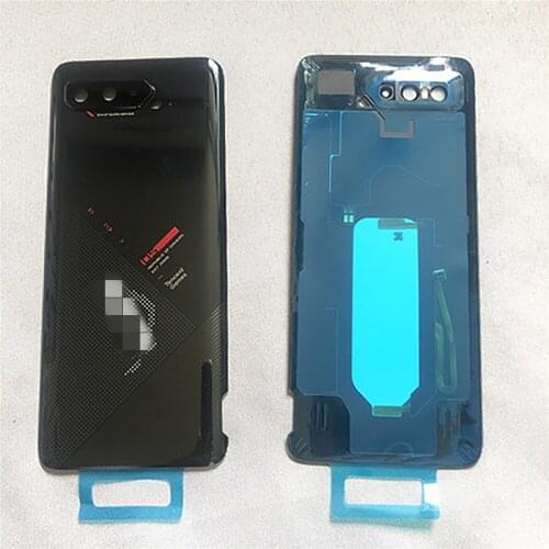 Battery Cover Shell Rear Panel Glass Back for ASUS ROG5 Game Mobile Phone Accessories