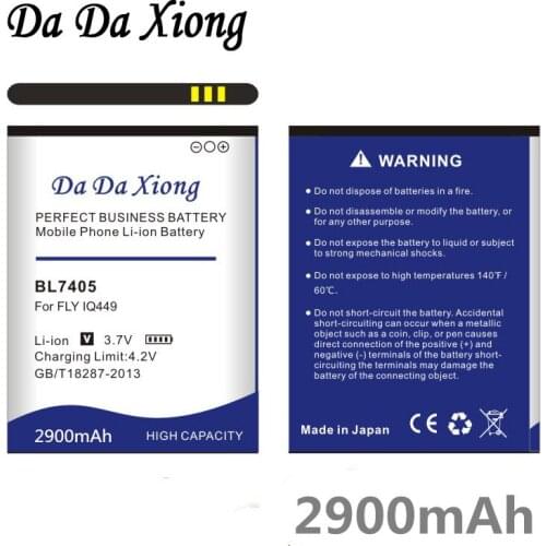 Da Da Xiong 2900mAh BL7405 Li-ion Phone Battery for FLY IQ449 Phone