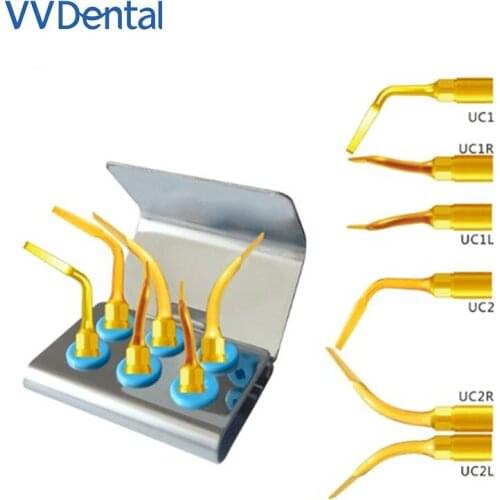 VVDental Piezosurgery Exelcymosis Tips Kit Compatible With MECTRON / WOODPECKER Surgery Machine Handpiece Surgical Tools