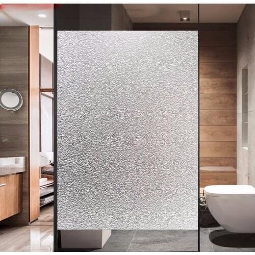 Cheap Static Frosted Glass Film Stickers Bathroom Living Room Bedroom Office Windows Opaque Anti-glare Home Foil