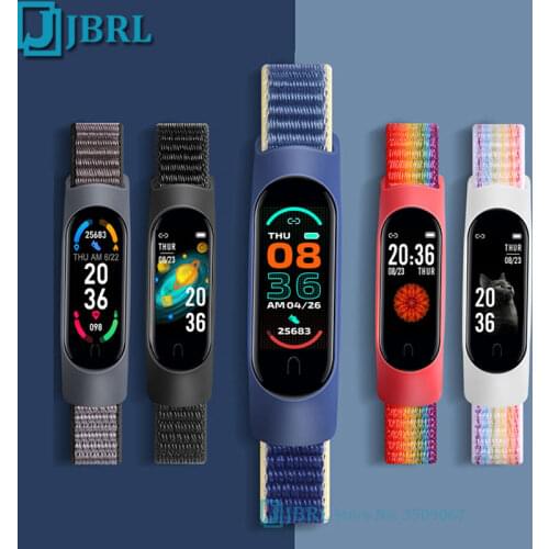 Nylon Smart Watch Women Men Smartwatch Electronics Smart Clock For Android IOS Fitness Tracker Sport Smart-watch Hours