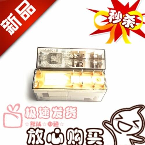 Original new 100% SR4M4048 48VDC 8A three open one close SR4M4048 safety relay