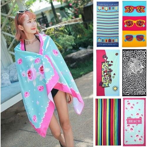170x90cm Soft Microfiber Beach Towel Sport Yoga Swim Quick Dry Beach Towel Large Magic Sand Free Mat Cloth Sand Blanket