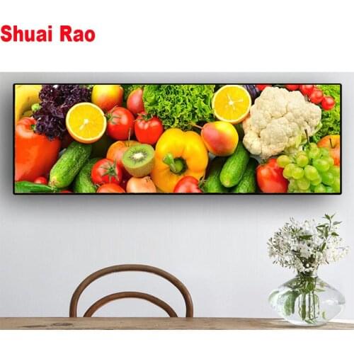 Fresh vegetables 5D DIY Diamond Painting full Square Round Embroidery 3d Cross Stitch Mosaic Needlework large kitchen Decor