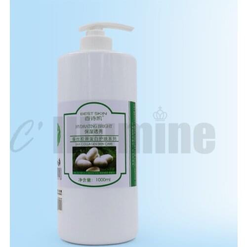 1000g Beauty Salon Large Bottle Moisturizing Silk Collagen Skin Lightening Lotion