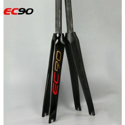 Bicycle Carbon Fiber Rigid Fork 28.6mm Matt/Gloss SuperLight Road Bike Front Fork 1-1/8" Straight Tube Fork
