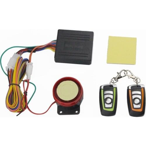 Waterproof 12V Motorcycle Bike Anti-theft Security Alarm System Remote Control Theft Protection Engine Start Scooter Moto Alarm