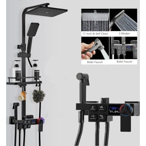 Washower Black Shower Faucets