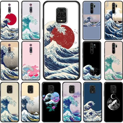 Japan Sea Wave Ocean Kanagawa Cover for Xiaomi Redmi Note 9S 8 9 8T 7 9C 9A 7A 8A K40 10 Pro 6A Cell Phone Case Shell Coque
