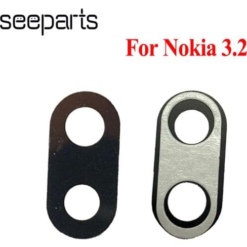 1pc New for Nokia 3.2 Rear Back Camera Lens Cover Glass with Adhesive Replacement Parts For Nokia 3.2 Lens Glass