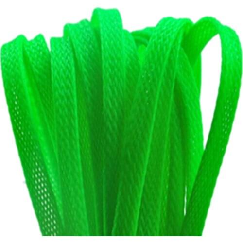 10M/roll 3\5\10mm Three wire encry Cable Sleeve colorful Wire Protection PET braided tube Nylon wire cable Braided Cable Sleeve