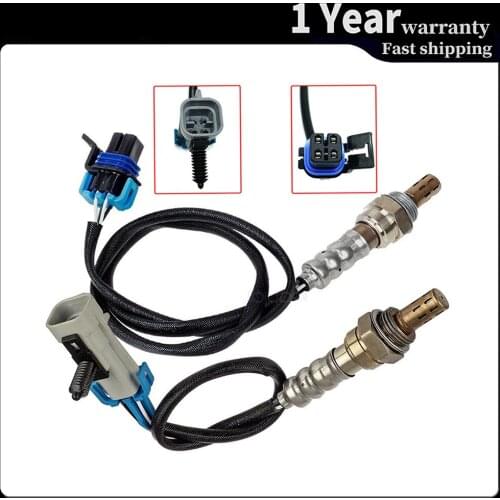 2pcs 4 Wires Lambda Oxygen O2 Sensor Upstream Downstream For Chevrolet HHR Cobalt Pontiac G5 Saturn Ion Vue 234-4066 234-4668
