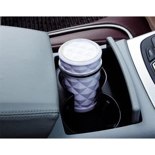 Car Accessories Portable LED Light Car Ashtray Universal Cigarette Cylinder Holder Car Styling