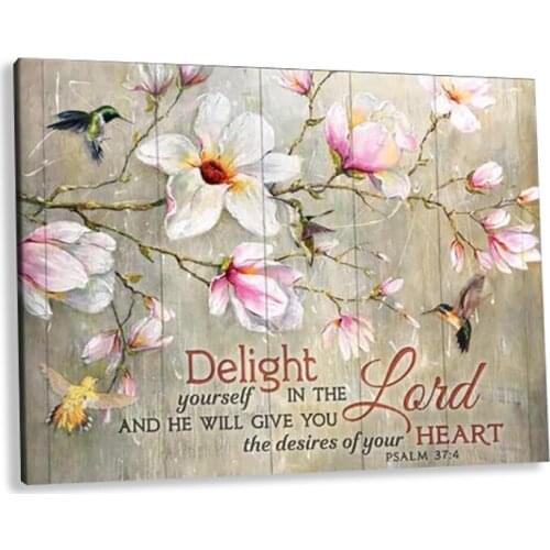 Country Rustic Canvas Inspiration Quotes Floral Flowers Painting Print Posters Wall Art Bedroom Decor For Bedroom Living Room