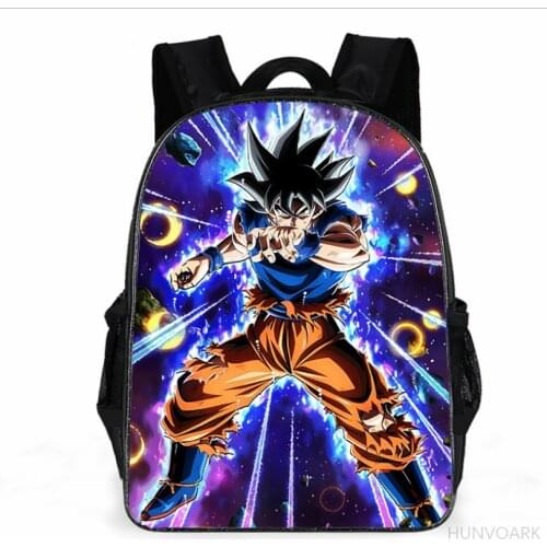 11/13/16 Inch GOKU Print Children School Bags Orthopedic Backpack Kids School Boys Girls Mochila Infantil Catoon Bags