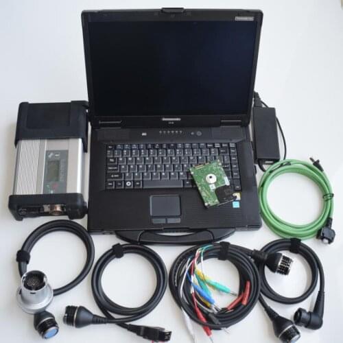 Mb diagnostic interface star c5 with software 2020.12 hdd 320gb with laptop cf52 full set ready to use best quality