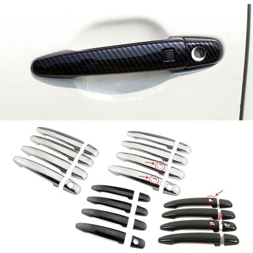 For Toyota Camry Highlander Land Cruiser Prado J120 Avalon Sienna 4Runner Tacoma Exterior Refit Door Handle Cover Trim Sticker