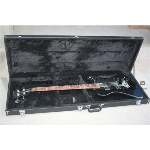 Custom orphan unique 4 strings guitar Bass, acrylic bass, organic glass bass ,chrome bridge