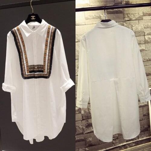 Женские белые рубашки HKFZ China At AliExpress