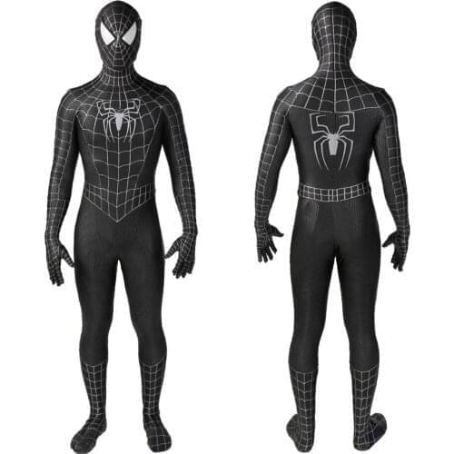 Symbiont Raimi Costume Cosplay Bodysuit 3D Printed Spandex Superhero Zentai Jumpsuit Halloween Costume BodySuit For Adult/Kids