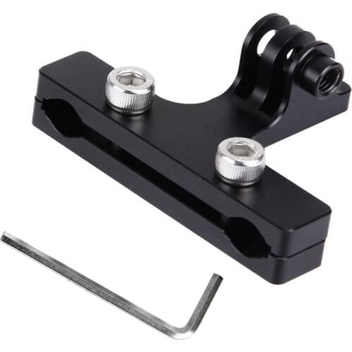 Aluminum Alloy 2-Rail Saddle Bike Seat Mount for Garmin SJCAM Xiaomi yi for GoPro Hero 7/6/5/4/3/3+/2/1