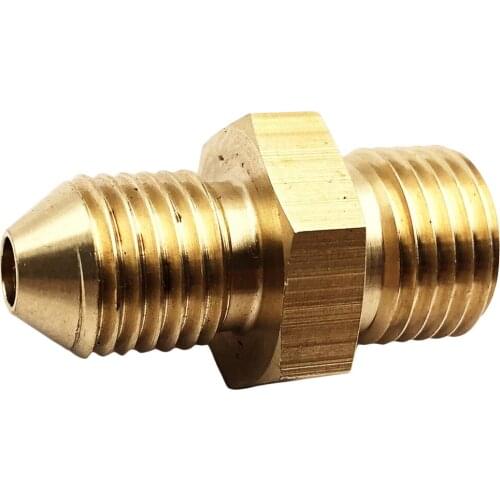 AN4 1 / 2-20 Unf Male To Male AN4 Mounting Adapter Fits 3mm Hole Of Gas, Water Oil