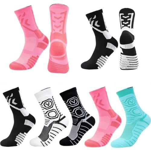 Towel Bottom Long Anti Slip Socks Socks for Sports Training Men Socks Running Cycling Basketball Socks Bike Socks Football