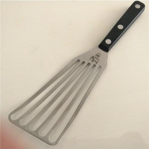 NEW Stainless Steel 11" Thin Flexible Blade - Angled Slotted Turner - (90011)
