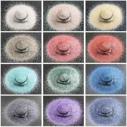 Wholesale 0.4mm Matte Hexagon Sequin Glitter Powder Dust for Cosmetic Nail Glitter Resin DIY Soap Making Slime Crafts Supplier