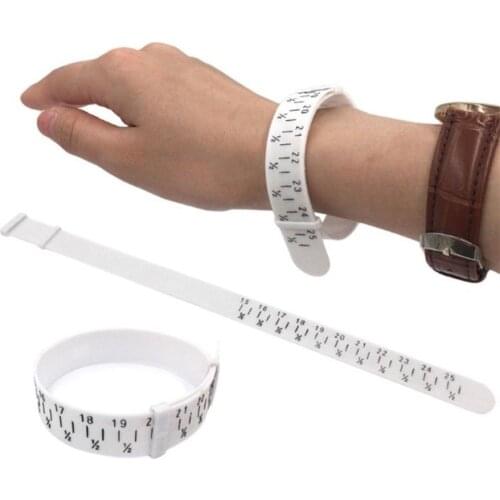 Professional Plastic Bracelet Bangle Gauge Size Jewelry Measure Wrist Size Tool For 15-25cm Jewellery Making Tools For Ornaments