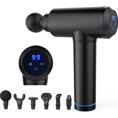 Deep Tissue Percussion Muscle Massager,30 Speed Level, Back Neck Head Handheld Hammer Massager For Athletes-US Plug