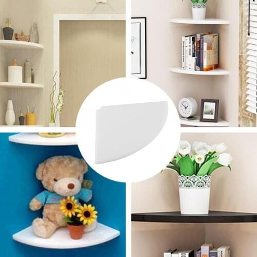 Corner Shelf 2 Pcs Acrylic Radial Corner Shelf Wall Mounted Floating Shelves Home Decor Wall Shelves