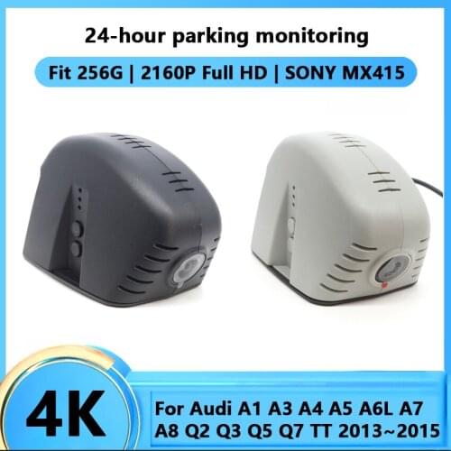 4K Car Wifi DVR Dash Cam Digital Video Recorder APP Control HD 2160P For Audi A1 A3 A4 A5 A6L A7 A8 Q2 Q3 Q5 Q7 TT 2013 ~ 2015