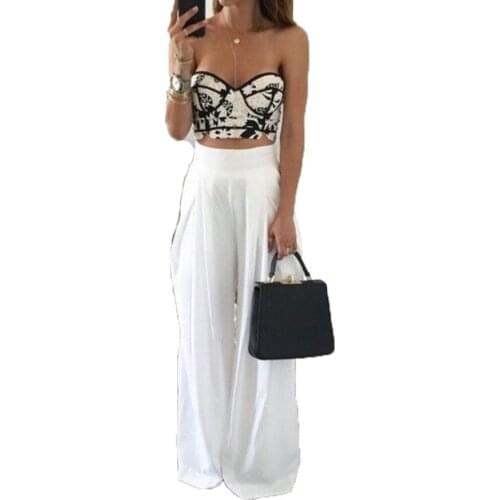 Womens Fashion Loose Solid Color Wide Leg Pants Skirt Casual Spring and Summer 2021 New Hot Selling European and American