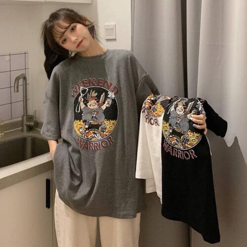 100% Cotton Women T-shirts Tops and Tees Summer Fashion