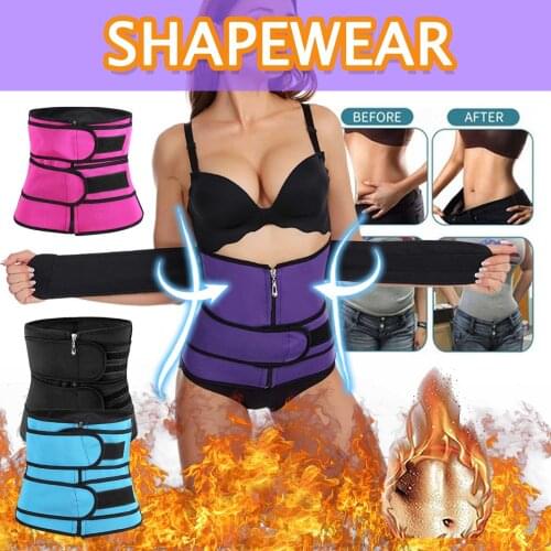 Waist Trainer Sweat Women Wrap Waist Belt Women Slimming Sheath Weight Loss Sauna Effect Belly Cincher Shapewear Body Shape