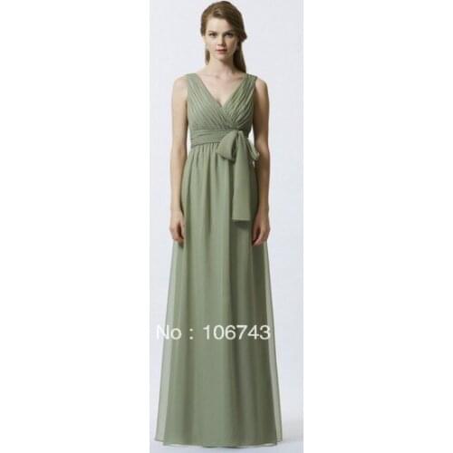 Free shipping elegant dress 2016 dinner dress bridal gowns brides new vestidos formales long chiffon party dress evening desses