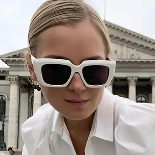 2021 Black Uv400 Protection Sunglasses Men Women Fashion Trending Unisex Small Face New Vintage Leopard Dark Green Sun Glasses